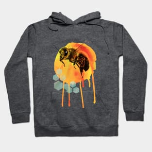 Honey Bee Watercolour Hoodie